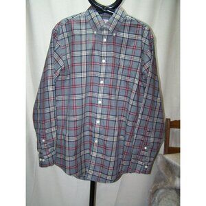 Brooks Brothers men's Shirt Dress Madison Medium Gray Plaid
